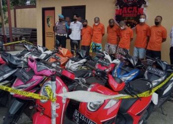 Kakek 60 Tahun Terlibat Komplotan Curanmor, Barbuknya 11 Motor