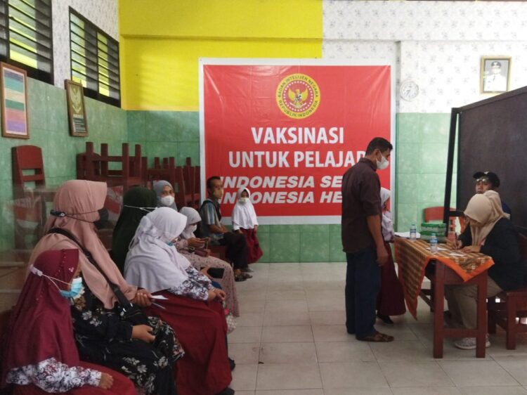 Lagi, Binda Kaltim Gelar Vaksinasi Anak Usia 6-11 tahun di Dua SD