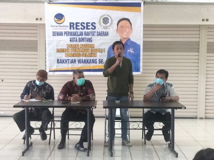 Bakhtiar Wakkang Reses di Pasar Tamrin, Pedagang Minta Lapak Ditata Ulang