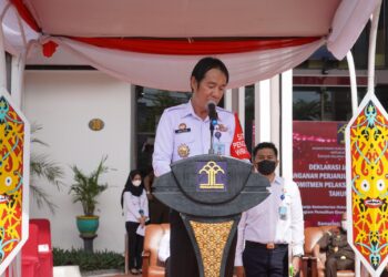 Kanwil Kemenkumham Kaltim Teguhkan Janji Kinerja 2022