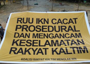 Keras! Koalisi Masyarakat Kaltim Sebut UU IKN Cacat dan Mengancam Keselamatan