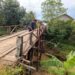 Tebing Sungai Bontang Longsor, Jembatan Jalan Tani Terancam Amruk