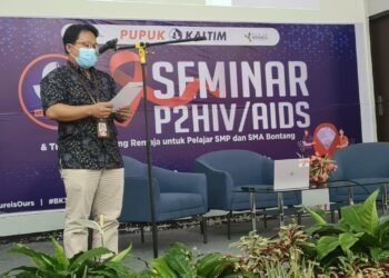 Peringati Bulan K3, PKT Gelar Seminar P2HIV/AIDS dan Tumbuh Kembang Remaja