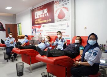 PMI Kota Samarinda Dipenuhi Pasukan Biru Muda, Rangkaian HBP-58