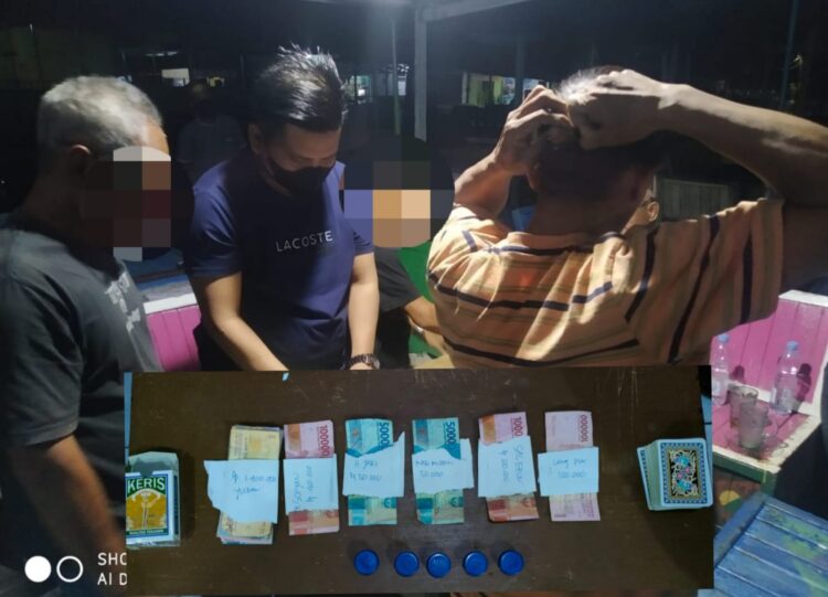 Jelang Sahur, 5 Warga di Bontang Kuala Malah Tertangkap Main Judi