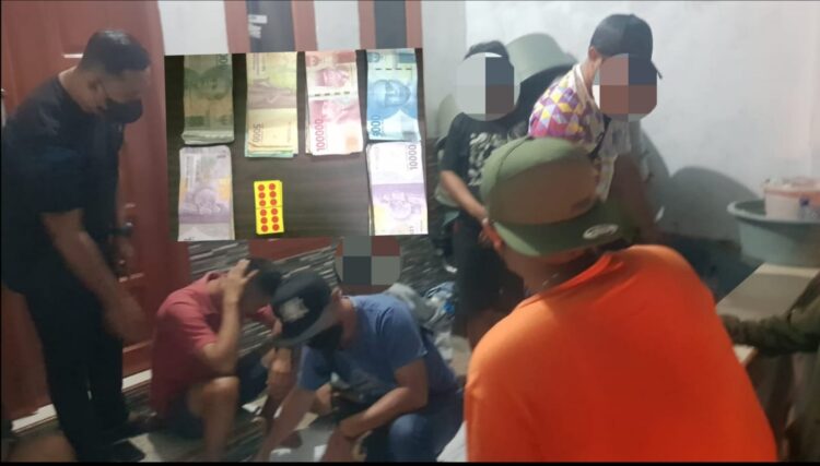 6 Orang Ketangkap Judi Domino di Berbas Pantai, 1 Diantaranya Perempuan Muda