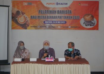 Wujudkan Masyarakat Mandiri dan Kreatif, PKT Gelar Pelatihan Barista bagi Pemuda Bontang