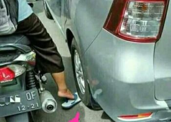 Hanya Imbauan, Pemotor Pakai Sandal Jepit Tidak Ditilang
