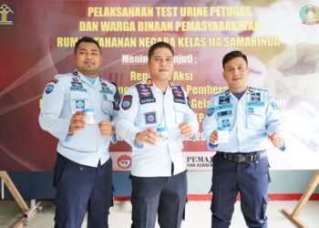 Tes Urine Pegawai dan Warga Binaan, Rutan Samarinda Klaim Bersih dari Narkotika