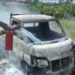 Ambil Rumput Pakan Kurban, Pickup Malah Terbakar di KM 5 BTG-Sangatta