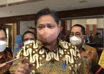 Menteri Koordinator Bidang Perekonomian, Airlangga Hartarto. (Suara.com/Novian)