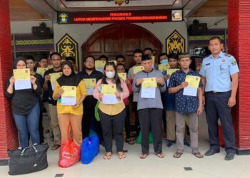 22 WBP Rutan Samarinda Bebas Asimilasi Covid-19