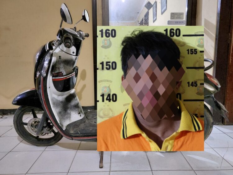 Pelaku Curanmor di Tanjung Laut Tertangkap, Terancam 7 Tahun Penjara