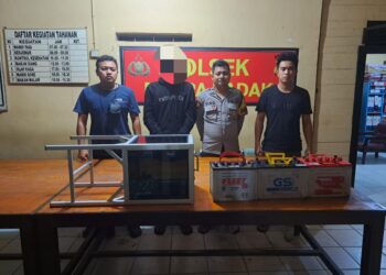 Pencuri Kotak Masjid Al-Thalib Muara Badak Ditangkap Warga, Curi Aki Mobil Juga