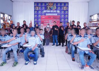 16 WBP Rutan Samarinda Lulus Pelatihan Kompetensi dari Kemnaker RI