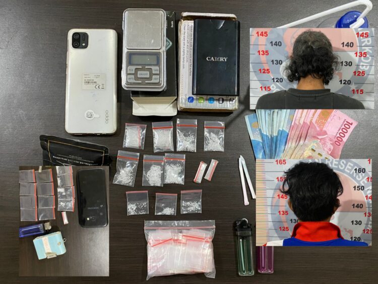 Polres Bontang Ciduk 2 Pengedar di Lokasi Berbeda, Sabu dalam Kotak Permen