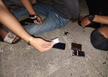 Diduga Nyambi Edar Sabu, Seorang Petani Ditangkap di Simpang 3 Santan Ilir