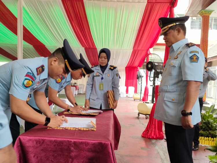 Kepala Rutan Samarinda Resmi Berganti, Alanta Jabat Kalapas Lubuk Pakam