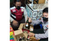 Polisi Gerebek Warung di Prakla, 14 Botol Bir dan 1 Anggur Merah Disita