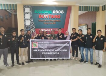 Eratkan Silahturahmi, KKP-Bone Kunjungi Kodim dan Kejari Bontang