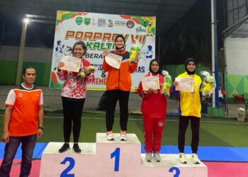 Porprov 2022, Taekwondo Bontang Sumbang 3 Emas