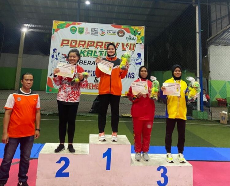 Porprov 2022, Taekwondo Bontang Sumbang 3 Emas