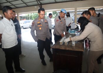 Rentan Tergiur Narkoba, Puluhan Polisi di Bontang Mendadak Dites Urine
