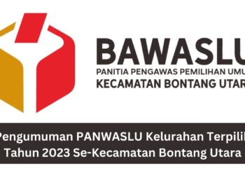 Pengumuman PANWASLU Kelurahan Terpilih Se-Kecamatan Bontang Utara