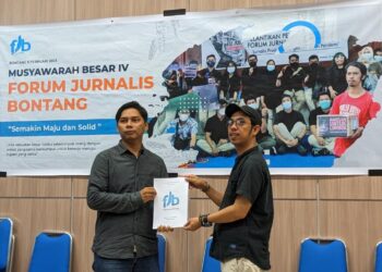 Herdi Jaffar Resmi Pimpin Forum Jurnalis Bontang