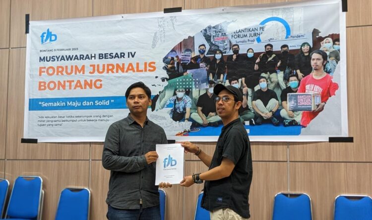 Herdi Jaffar Resmi Pimpin Forum Jurnalis Bontang