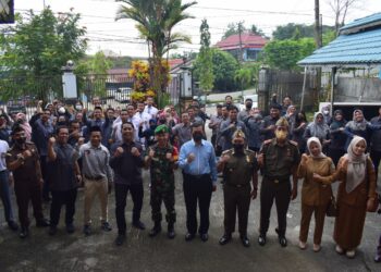 Setahun Jelang Pemilu, Bawaslu Bontang Gelar Apel Siaga Pengawasan