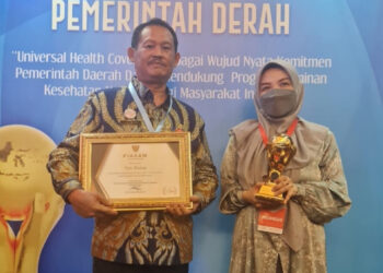 Dinilai Sukses Dukung Program JKN, Bontang Raih Penghargaan UHC Award 2023