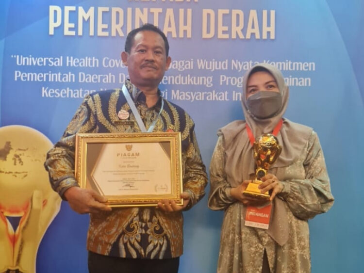 Dinilai Sukses Dukung Program JKN, Bontang Raih Penghargaan UHC Award 2023