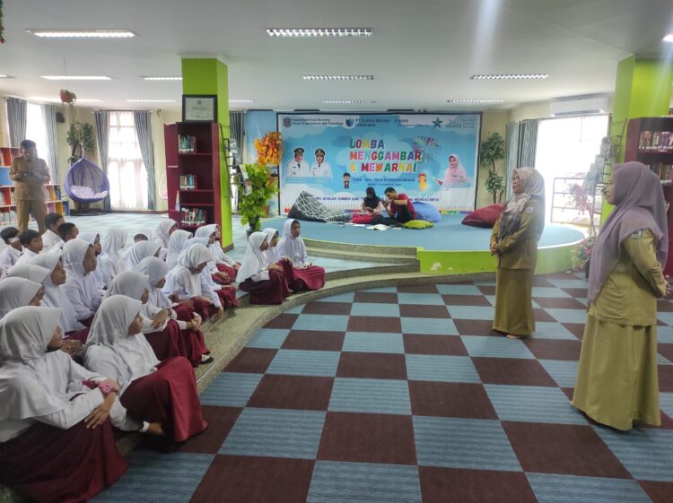 DPK Bontang Terima Kunjungan Literasi dari SDN 010 Bontang Selatan