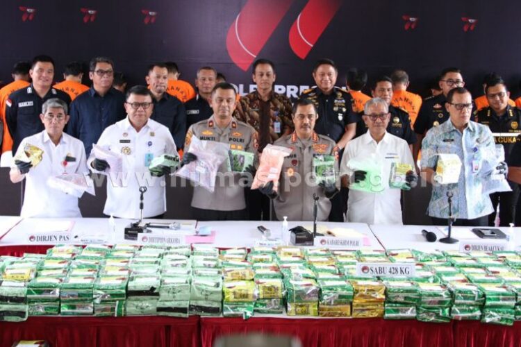 Ngerik! Sebulan, Polri Amankan 428 Kg Sabu dan 162.932 Butir Ekstasi