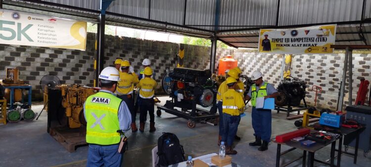 Gandeng PT PAMA, SMK Nusantara Mandiri Gelar Uji Kompetensi Kenaikan Tingkat
