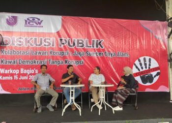 Kawal Demokrasi Tanpa Korupsi, AJI Samarinda dan ICW Gelar Diskusi Publik