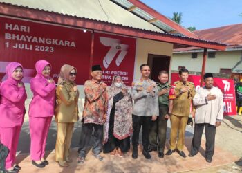 Najirah Apresiasi Program Bedah Rumah & Pembangunan Fasilitas Air Bersih Polres Bontang