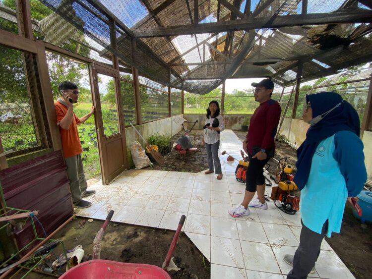 Tahun Depan Jadi Tuan Rumah, Tim DPK Survei Pojok Baca di Kebun Milik PKK Bontang