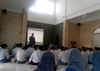 Sosialisasi Pengawasan Partisipatif, Panwaslucam Bontang Utara Kunjungi SMK Muhammadiyah