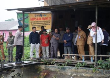 Tinjau Lokasi Penyerangan Buaya Guntung, Dewan Minta Segera Relokasi