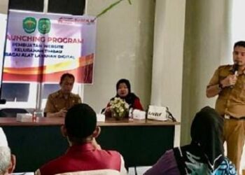 Permudah Urusan Administrasi, Kelurahan Timbau Sosialisasikan Layanan Online