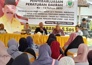 Sambangi Warga Kelurahan Petung di PPU, Andi Harahap Edukasi Tentang Pajak Daerah