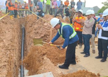 Proyek SPAM Hasilkan Air Bersih 10 Liter Per-Detik di Kaubun Dimulai