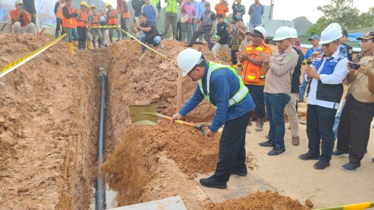Proyek SPAM Hasilkan Air Bersih 10 Liter Per-Detik di Kaubun Dimulai