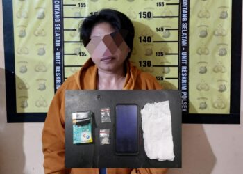 Ditangkap Saat Berkendara di Tanjung Laut, Perempuan Asal Loktuan Kedapatan Miliki Sabu