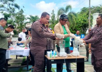 Sabu 1 Kg Diblender Kejari Bontang, Perlengkapan Judi Hingga Rokok Ilegal Dibakar