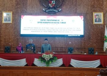 DPRD Kutim Gelar Paripurna, Pandangan Umum Fraksi Mengenai Raperda tentang APBD 2024