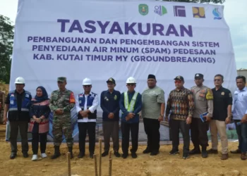 Giliran Proyek SPAM 10 Liter Per Detik di Kecamatan Karangan Dimulai