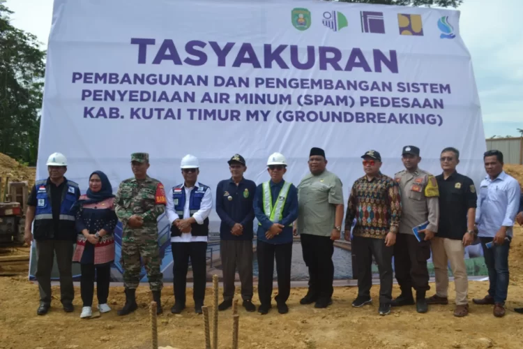 Giliran Proyek SPAM 10 Liter Per Detik di Kecamatan Karangan Dimulai